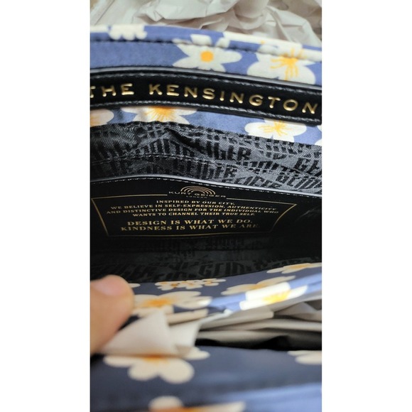 KURT GEIGER Floral Embellished Handle Chain Bag Party Purse Occasion Statement - Picture 8 of 11